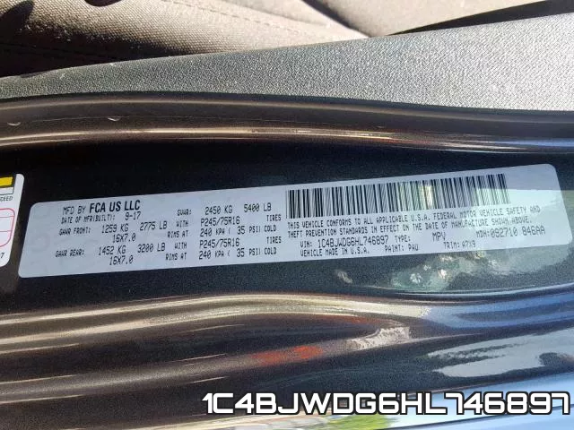 1C4BJWDG6HL746897 фото 2