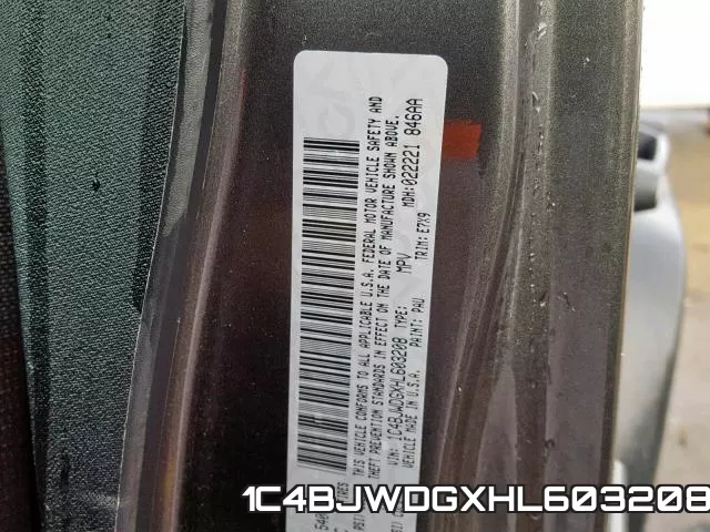1C4BJWDGXHL603208 фото 2