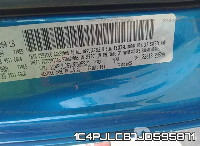 1C4PJLCB7JD595871 фото 10