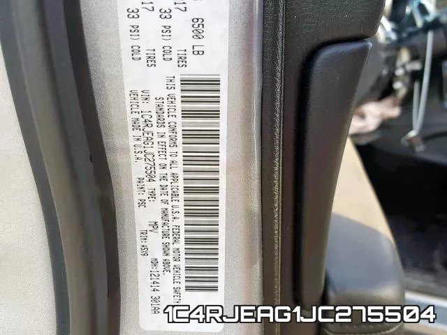 1C4RJEAG1JC275504 фото 2