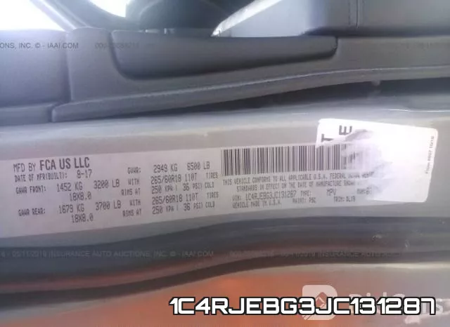 1C4RJEBG3JC131287 фото 10