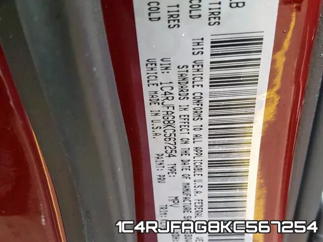 1C4RJFAG8KC567254 фото 2