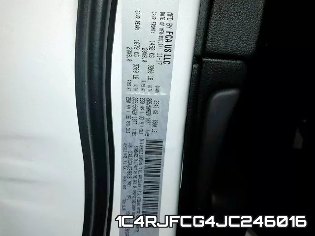 1C4RJFCG4JC246016 фото 2