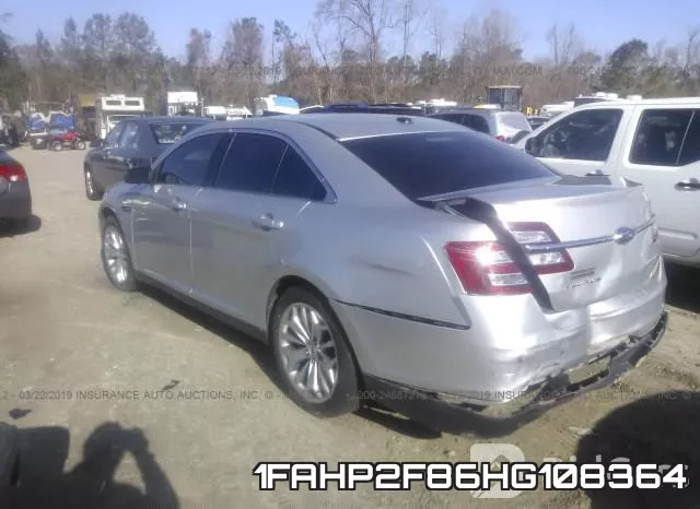 1FAHP2F86HG108364 фото 4