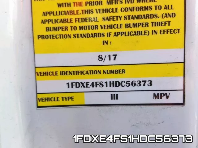 1FDXE4FS1HDC56373 фото 2