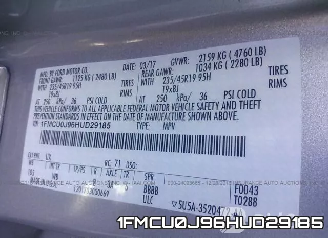1FMCU0J96HUD29185 фото 10