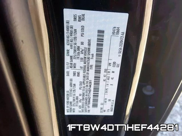 1FT8W4DT7HEF44281 фото 2