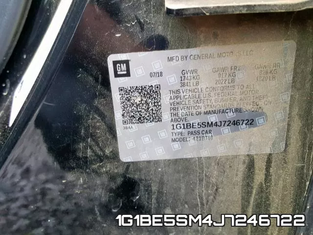 1G1BE5SM4J7246722 фото 2