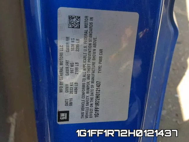1G1FF1R72H0121437 фото 2