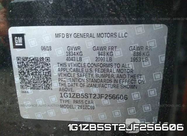 1G1ZB5ST2JF256606 фото 10