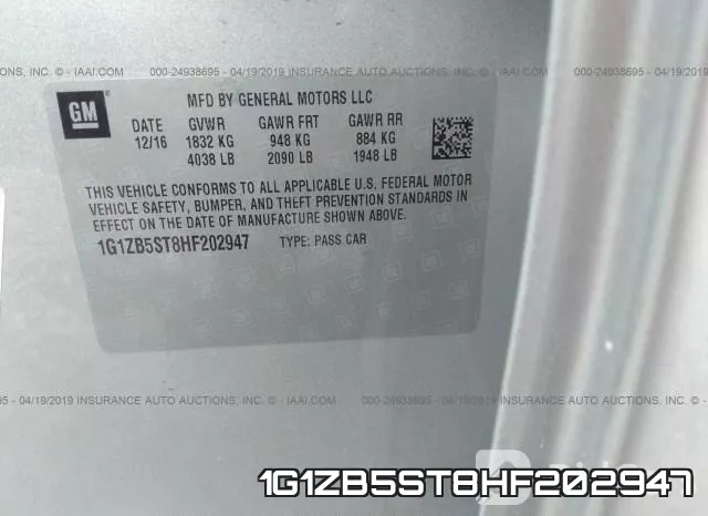 1G1ZB5ST8HF202947 фото 10