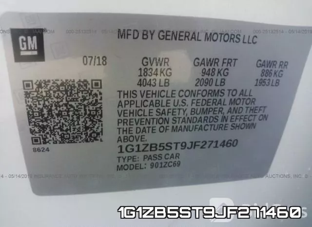 1G1ZB5ST9JF271460 фото 10