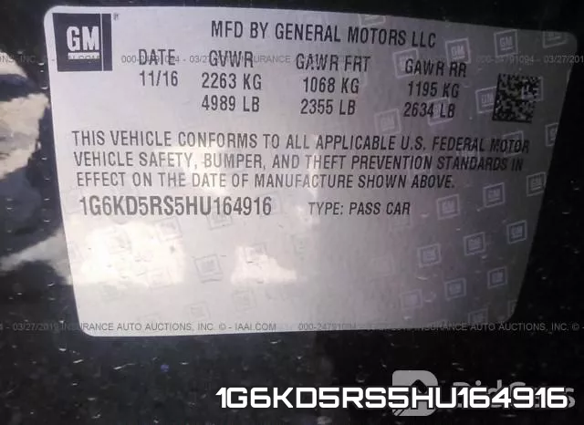 1G6KD5RS5HU164916 фото 10