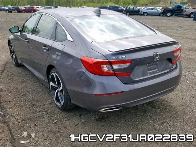 1HGCV2F31JA022839 фото 4