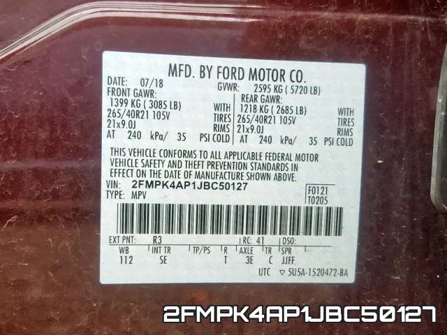 2FMPK4AP1JBC50127 фото 2