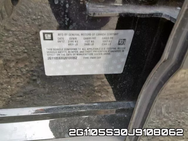 2G1105S30J9108062 фото 2