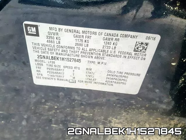 2GNALBEK1H1527845 фото 2