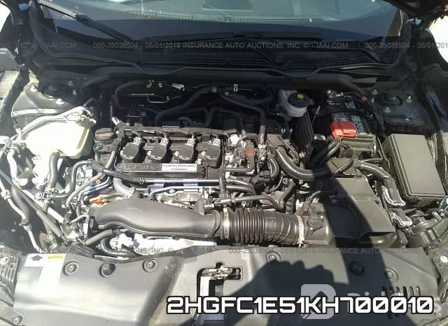 2HGFC1E51KH700010 фото 2