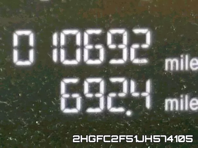 2HGFC2F51JH574105 фото 9