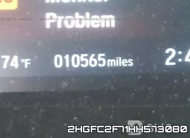 2HGFC2F71HH573080 фото 8