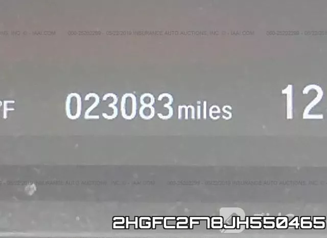 2HGFC2F78JH550465 фото 8