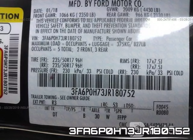 3FA6P0H73JR180752 фото 10