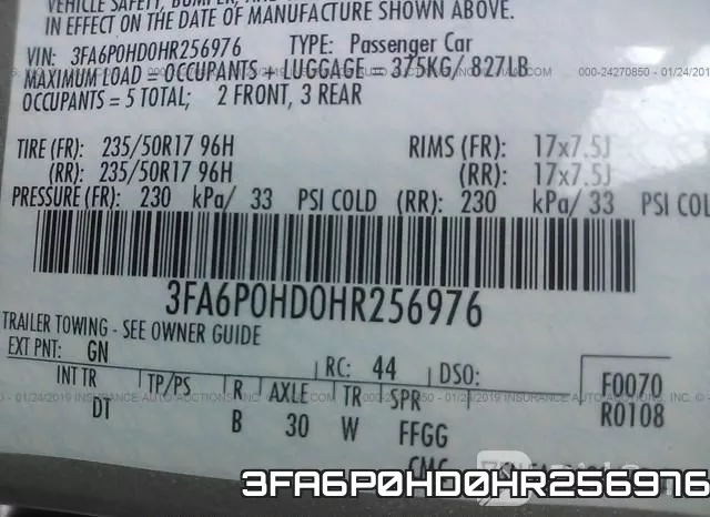 3FA6P0HD0HR256976 фото 10