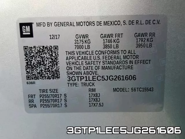 3GTP1LEC5JG261606 фото 2