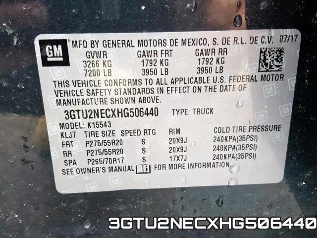 3GTU2NECXHG506440 фото 2
