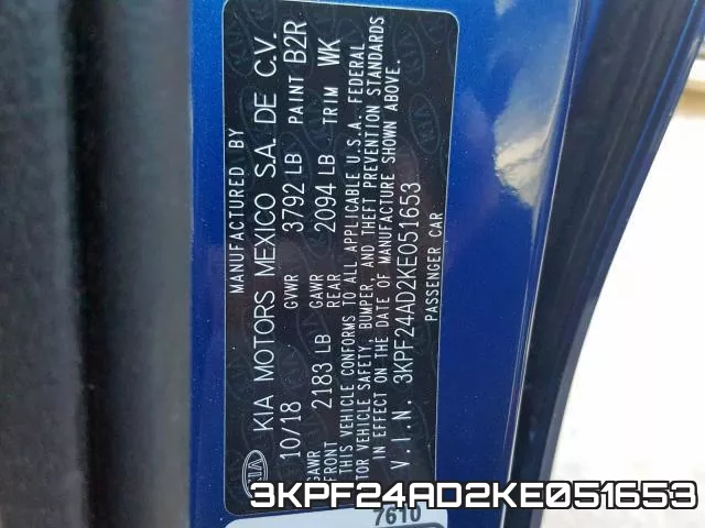 3KPF24AD2KE051653 фото 2