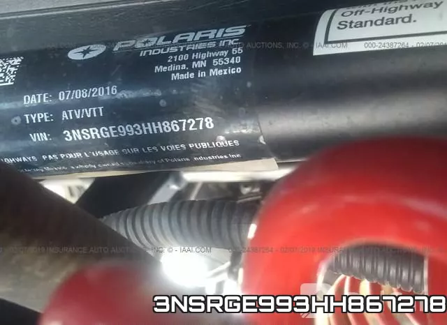 3NSRGE993HH867278 фото 10