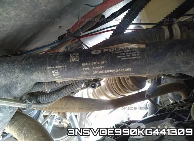 3NSVDE990KG441309 фото 2