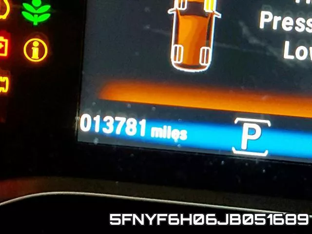 5FNYF6H06JB051689 фото 9