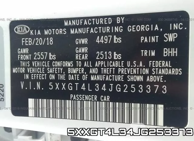 5XXGT4L34JG253373 фото 10