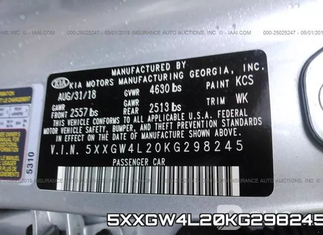 5XXGW4L20KG298245 фото 10