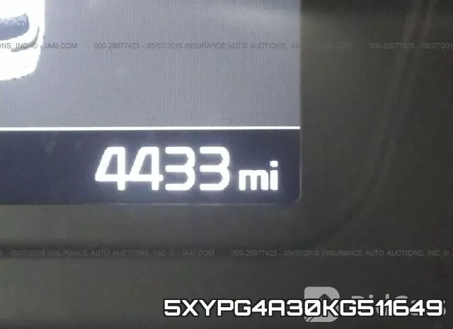 5XYPG4A30KG511649 фото 8