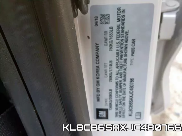 KL8CB6SAXJC480766 фото 2
