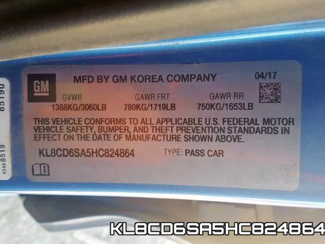 KL8CD6SA5HC824864 фото 2