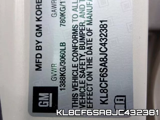 KL8CF6SA8JC432381 фото 2