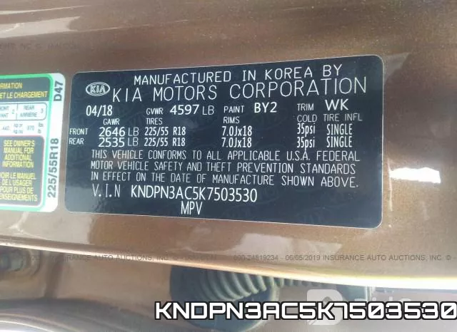 KNDPN3AC5K7503530 фото 10