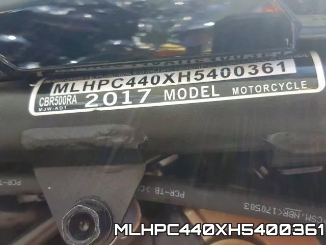 MLHPC440XH5400361 фото 2