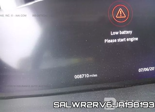 SALWR2RV6JA198193 фото 8