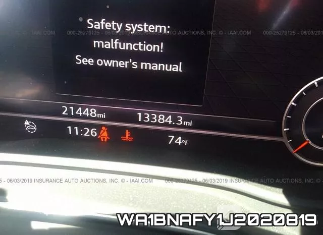 WA1BNAFY1J2020819 фото 8