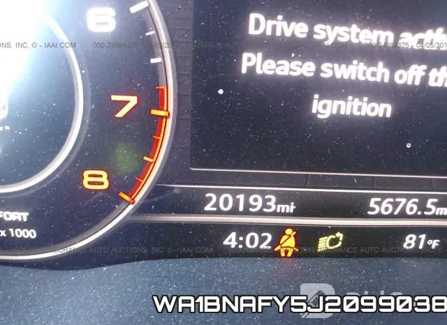 WA1BNAFY5J2099038 фото 8