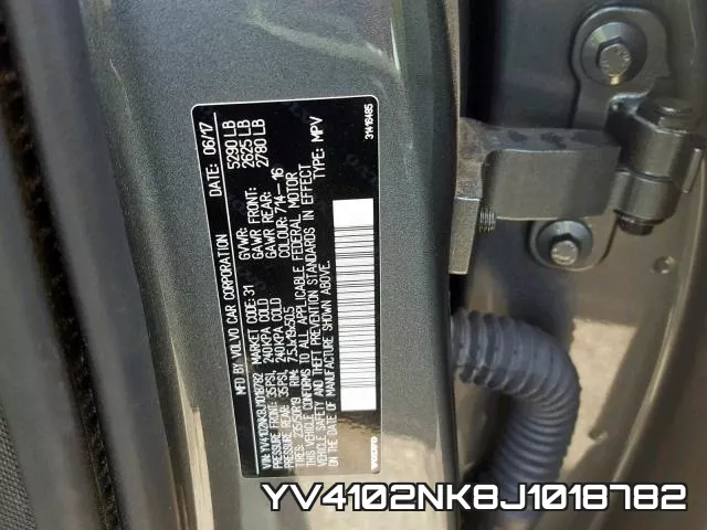 YV4102NK8J1018782 фото 2