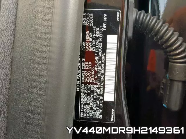 YV440MDR9H2149361 фото 2