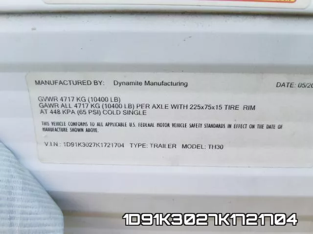 1D91K3027K1721704 фото 2
