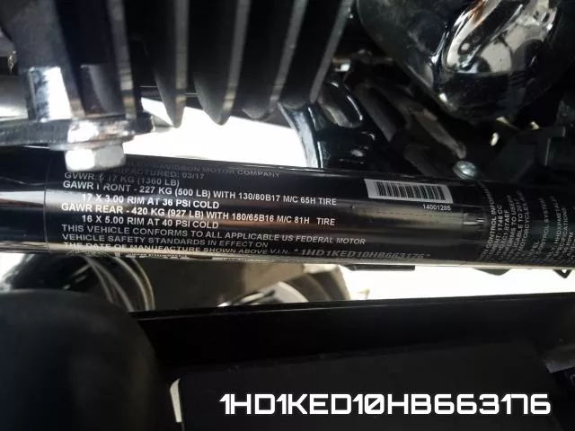 1HD1KED10HB663176 фото 2