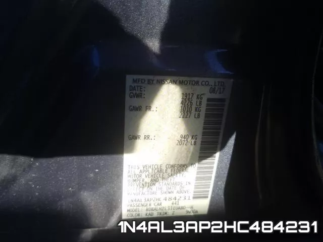 1N4AL3AP2HC484231 фото 2