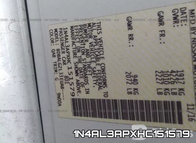 1N4AL3APXHC151579 фото 10